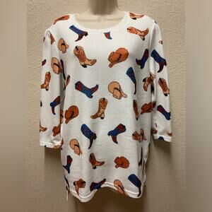 Kiss & Fly Western Style Soft Top Sz L